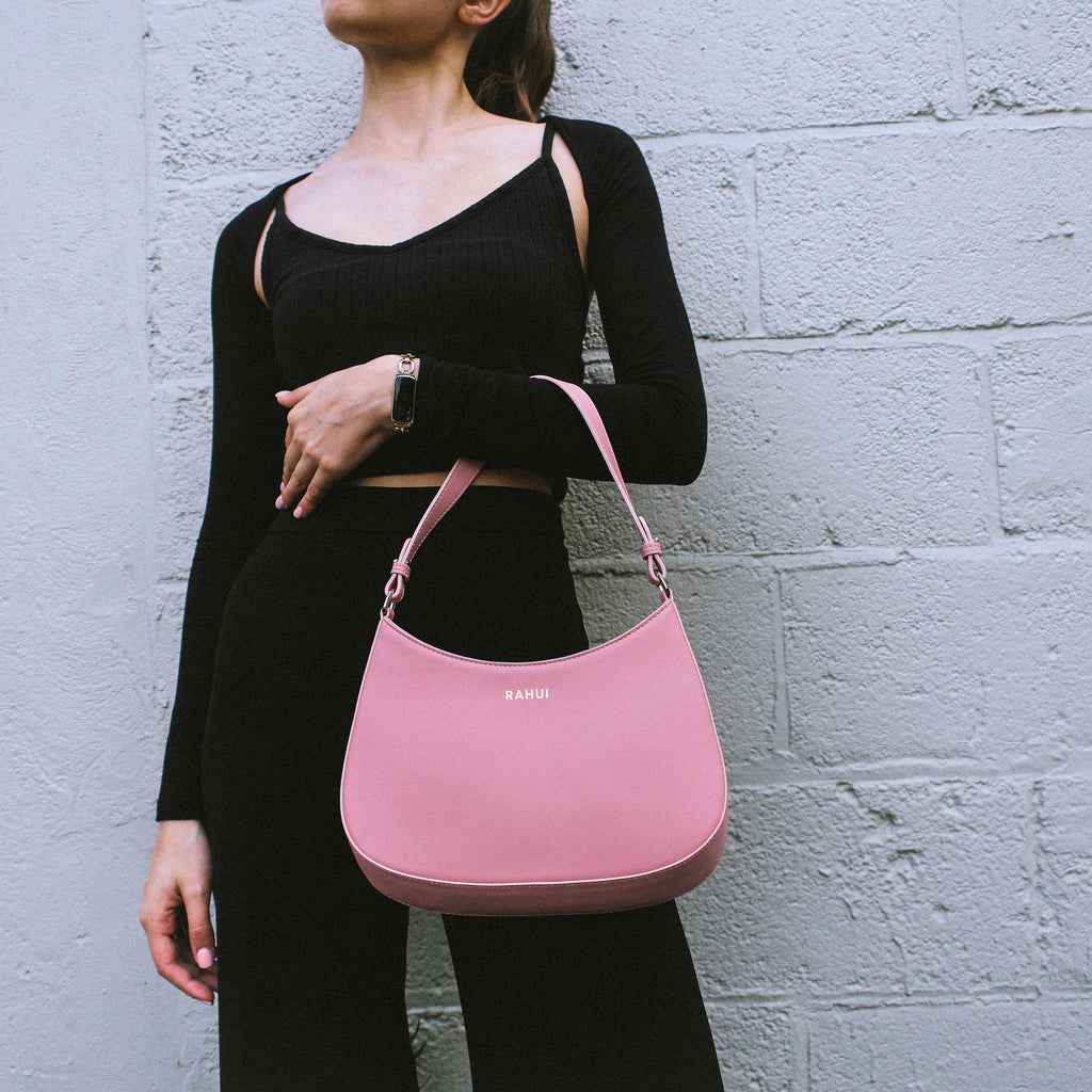Rahui London Pink Apple Leather Vegan Mini Handbag