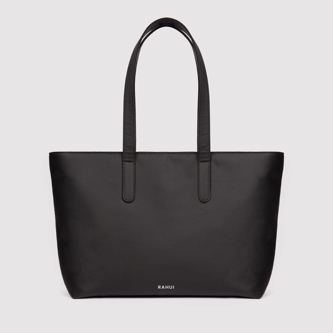 Rahui Black Apple Leather Sequoia Zip Tote