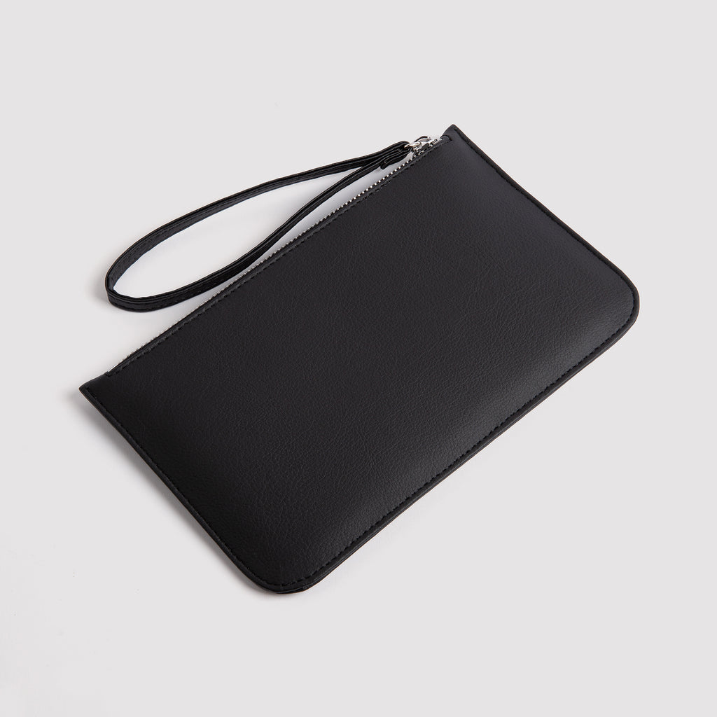 Rahui Black Sakura Pinatex Mini Clutch Reverse